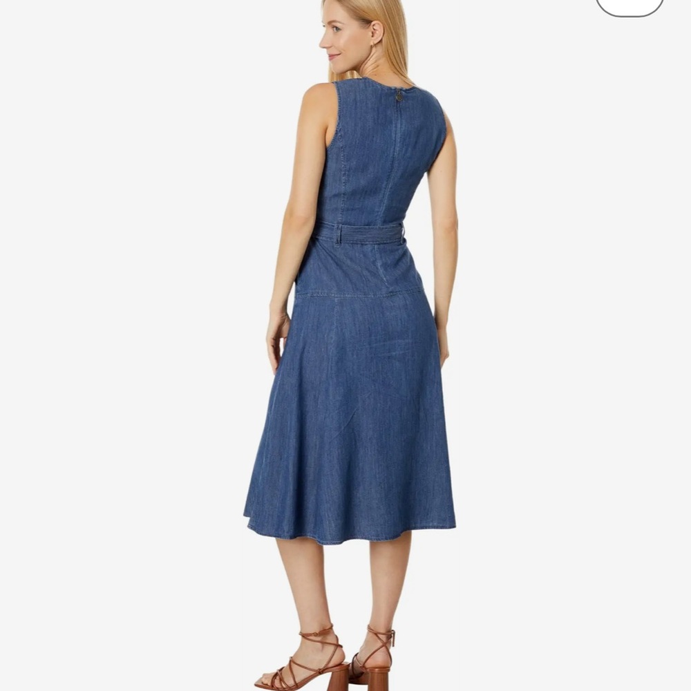 Tommy Hilfiger Cute Midi Denim Dress - Picture 3 of 5